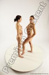 Standing reference poses of Gabi & Livia